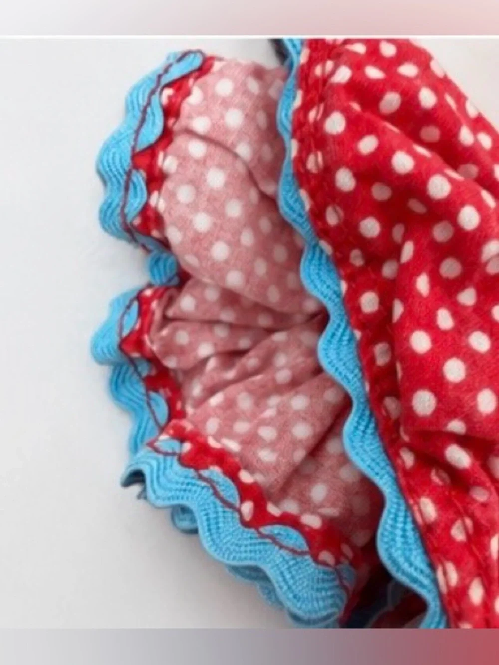 Hand Smocked Starfish Dress Girls 12-18M Red Polka Dot Boutique Patriotic Beach